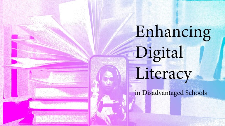 Enhancing Digital Literacy in Disadvantaged Schools